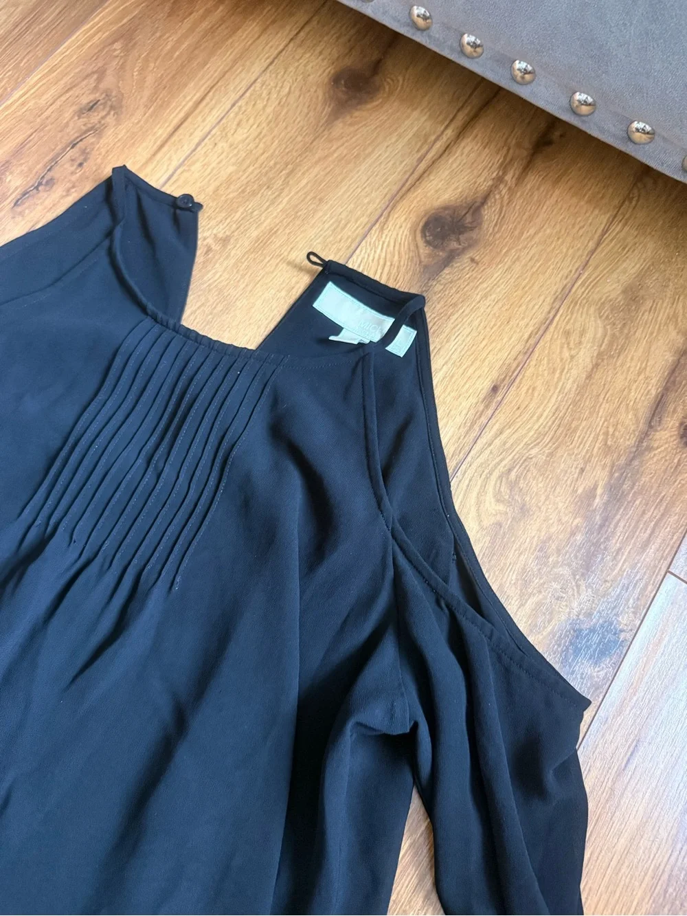 Michael Kors Cut Shoulders Black Top Size Medium  Great condition